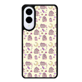 Pusheen The Cat Moon Pattern Samsung Galaxy S25 Edge 5G Case OV6948