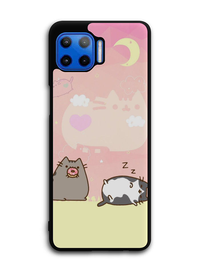 Pusheen The Cat Sleeping Motorola Moto One 5G Case , Moto One 5G UW Case , Moto G 5G Plus Case