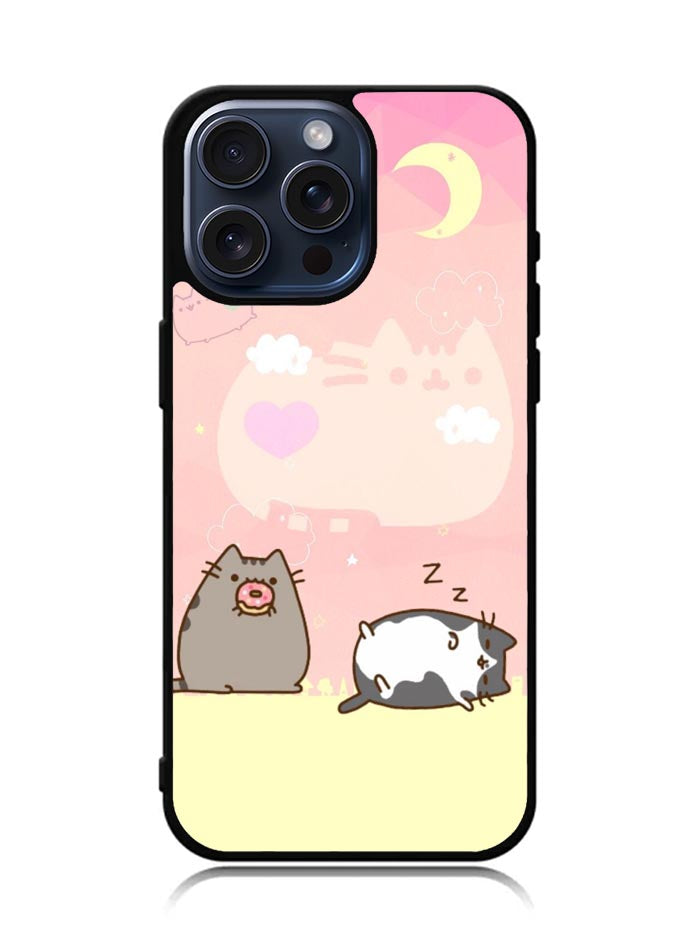Pusheen The Cat Sleeping iPhone 15 Pro Max Case