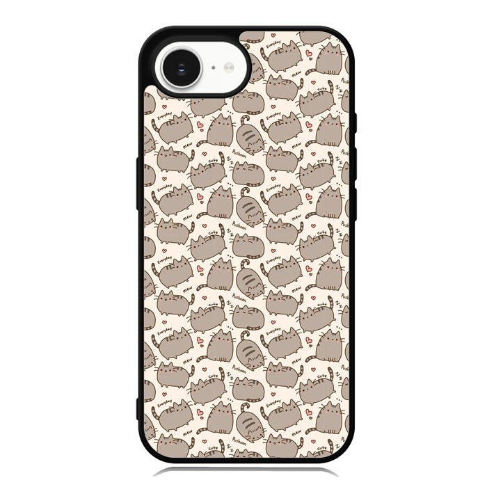 Pusheen The Cat Pattern iPhone 16e Case OV6949
