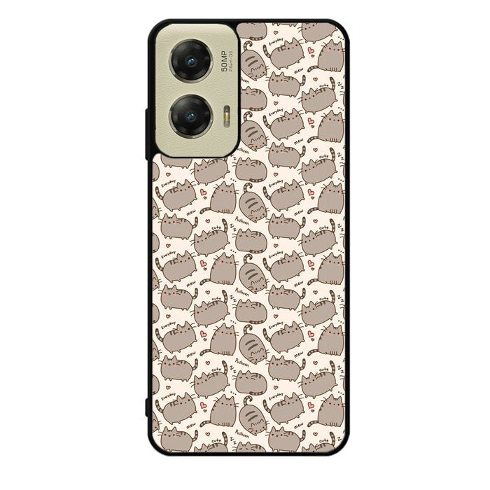 Pusheen The Cat Pattern Motorola Moto G Stylus 5G 2024 Case OV6949