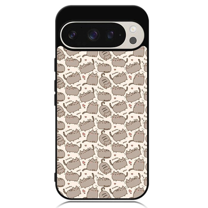 Pusheen The Cat Pattern Google Pixel 9 Pro XL Case OV6949
