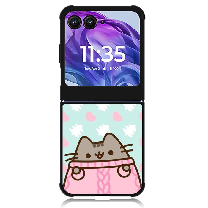 Pusheen The Cat 2nd Motorola Moto Razr Plus 2024 , Moto Razr+ 2024 Case