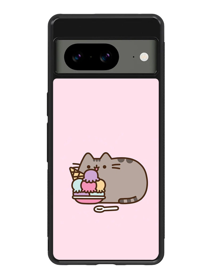 Pusheen The Cat Ice Cream Google Pixel 8 Case QC6946