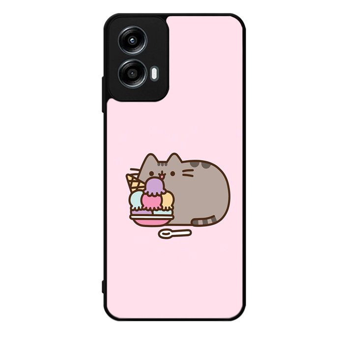 Pusheen The Cat Ice Cream Motorola Moto G Play 2024 Case OV6946