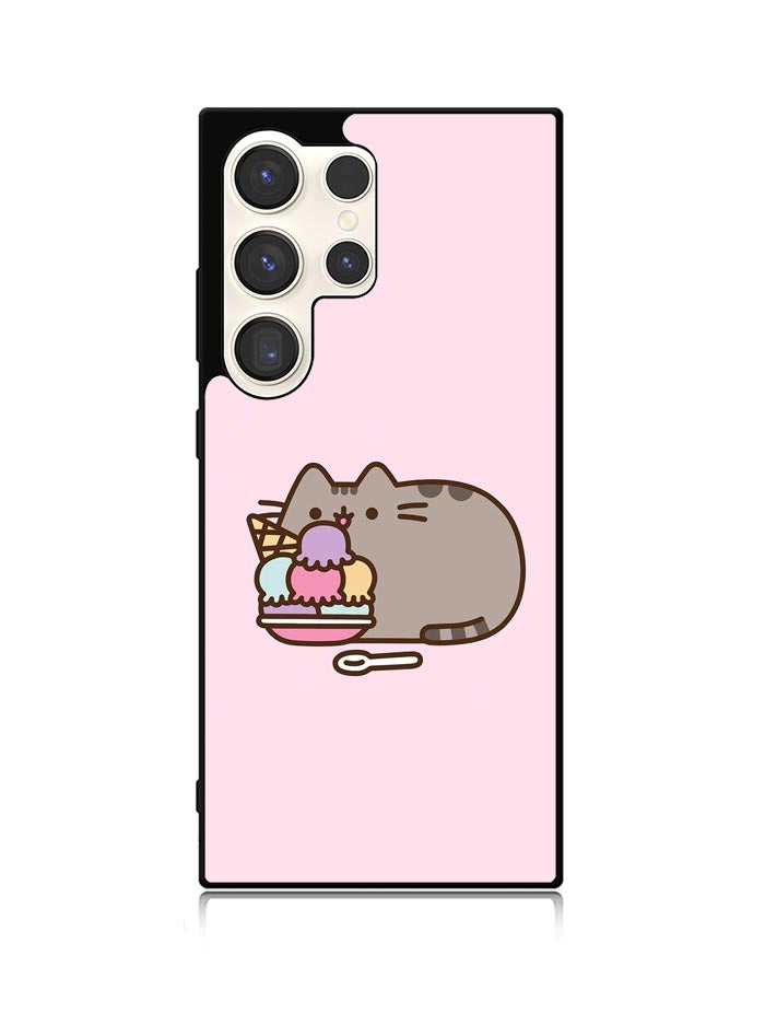 Pusheen The Cat Ice Cream Samsung Galaxy S25 Ultra 5G Case QC6946
