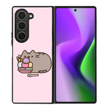Pusheen The Cat Ice Cream Samsung Galaxy Z Fold 6 5G 2024 Case OV6946