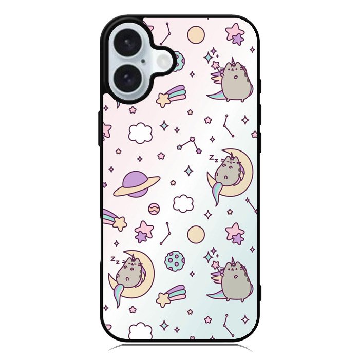 Pusheen The Cat Fairy Unicorn iPhone 16 Plus Case