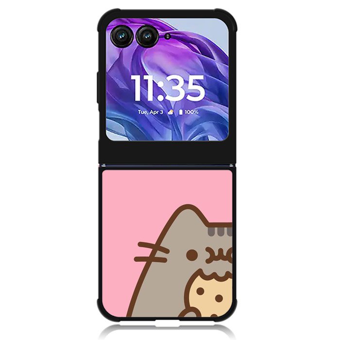 Pusheen The Cat Cookies Motorola Moto Razr Plus 2024 , Moto Razr+ 2024 Case