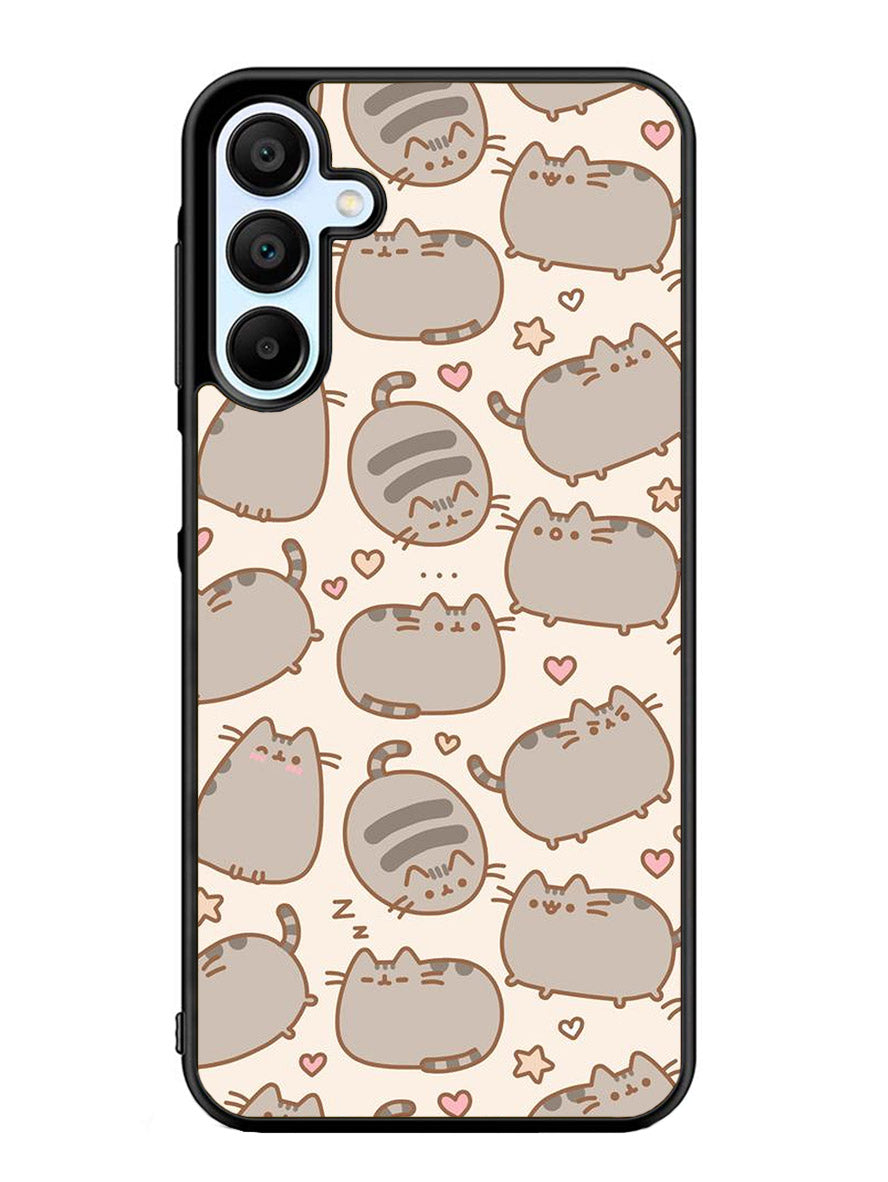 Pusheen The Cat Pattern Samsung Galaxy A25 5G Case