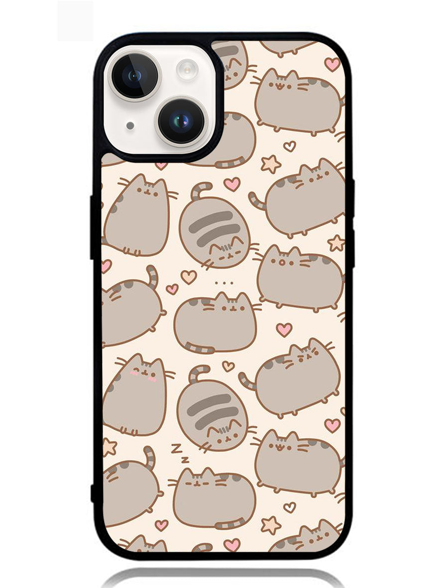 Pusheen The Cat Pattern iPhone 14 Case OV5503