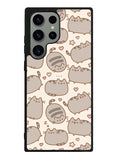 Pusheen The Cat Pattern Samsung Galaxy S23 Ultra 5G Case