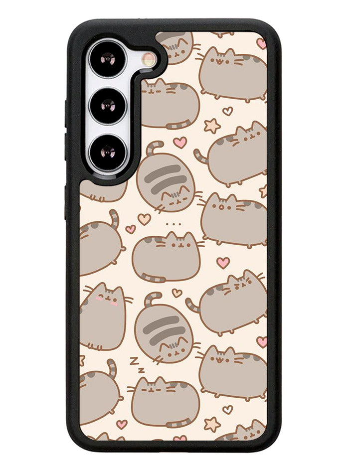 Pusheen The Cat Pattern Samsung Galaxy S23 5G Case