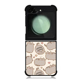 Pusheen The Cat Pattern Samsung Galaxy Z Flip 6 Case