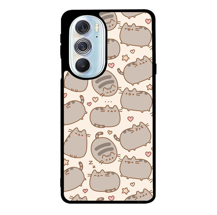 Pusheen The Cat Pattern Motorola Moto Edge 2022 Case