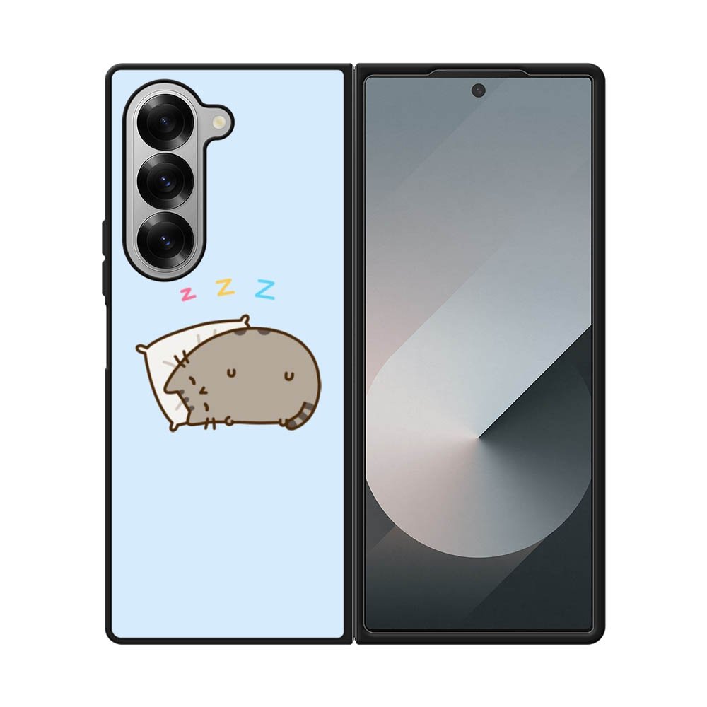 Pusheen The Cat Sleeping Beauty Samsung Galaxy Z Fold 7 5G Case QC2778