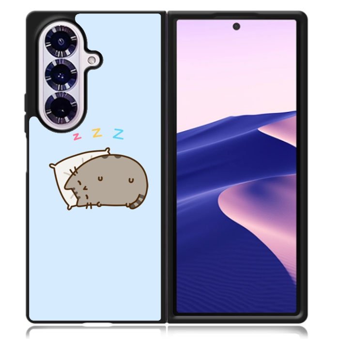 Pusheen The Cat Sleeping Beauty Samsung Galaxy Z Fold 7 Case OV2778