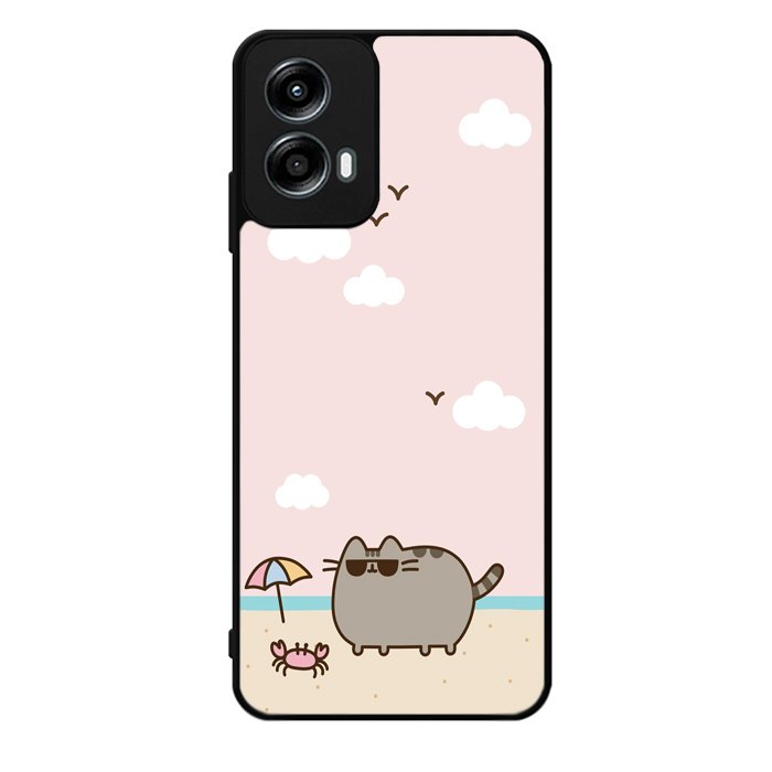 Pusheen The Cat Cool Summer Motorola Moto G Play 2024 Case OV6933