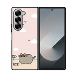 Pusheen The Cat Cool Summer Samsung Galaxy Z Fold 7 5G Case QC6933