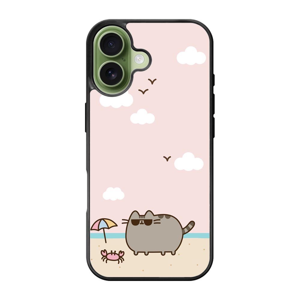 Pusheen The Cat Cool Summer iPhone 17 Case QC6933