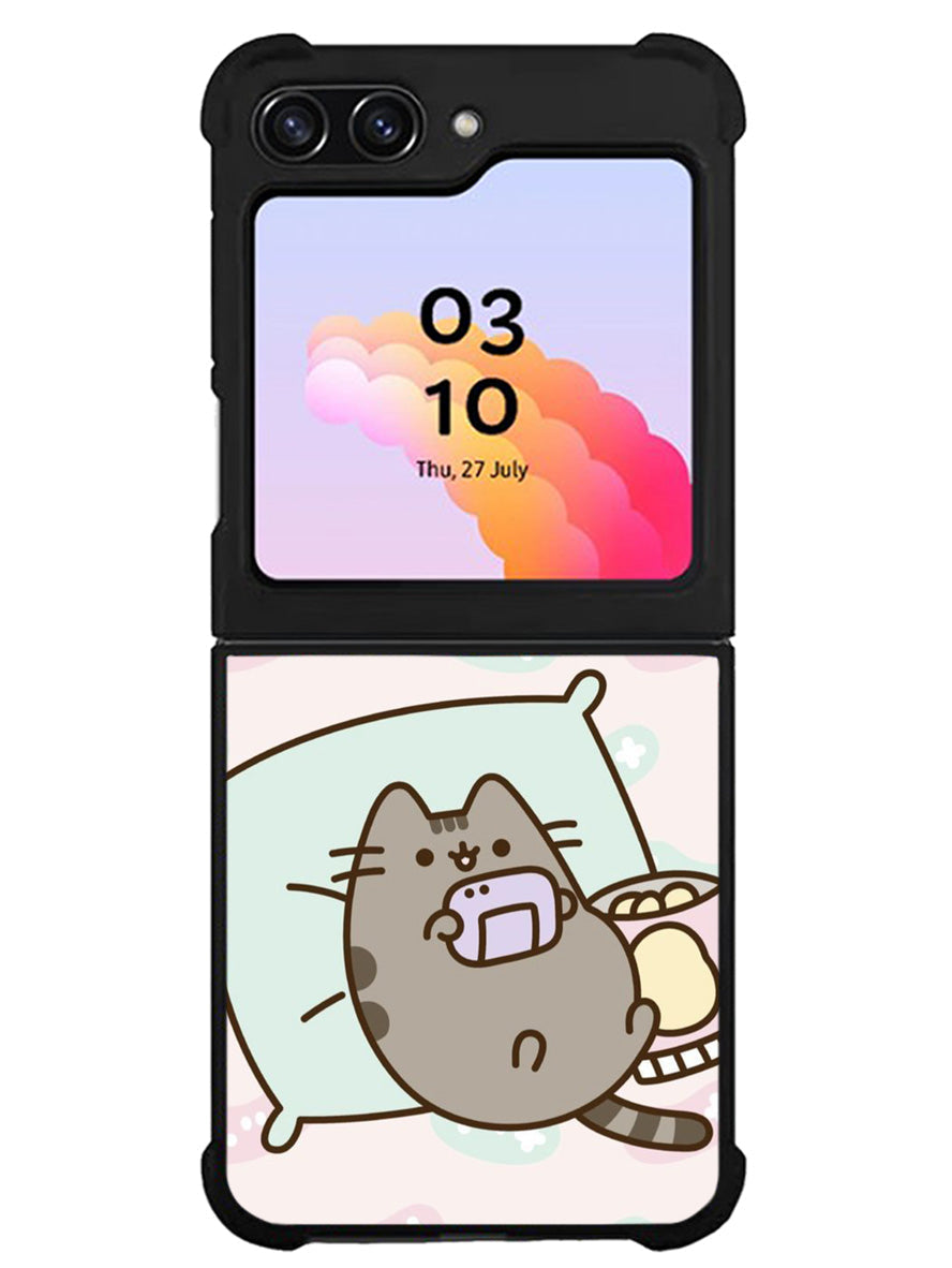 Pusheen The Cat Enjoy Gaming Samsung Galaxy Z Flip 5 5G 2023 Case