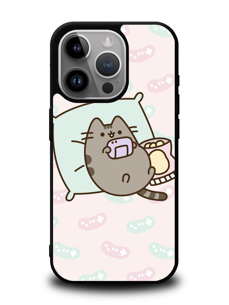Pusheen The Cat Enjoy Gaming iPhone 16 Pro Case