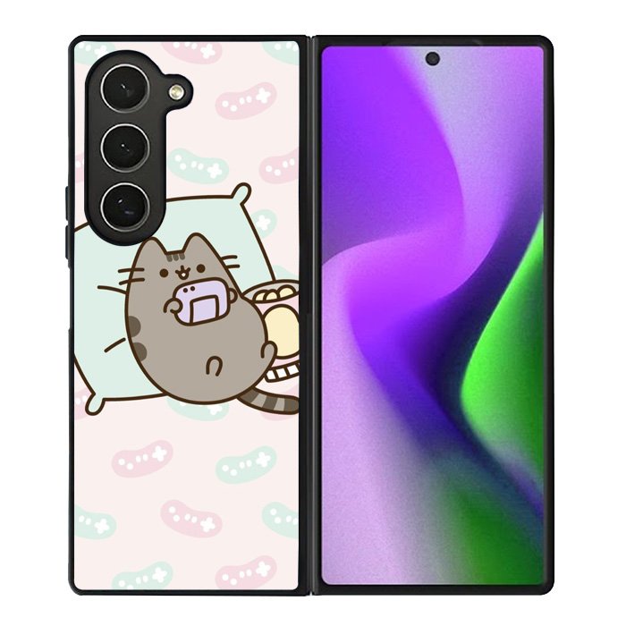 Pusheen The Cat Enjoy Gaming Samsung Galaxy Z Fold 6 Case