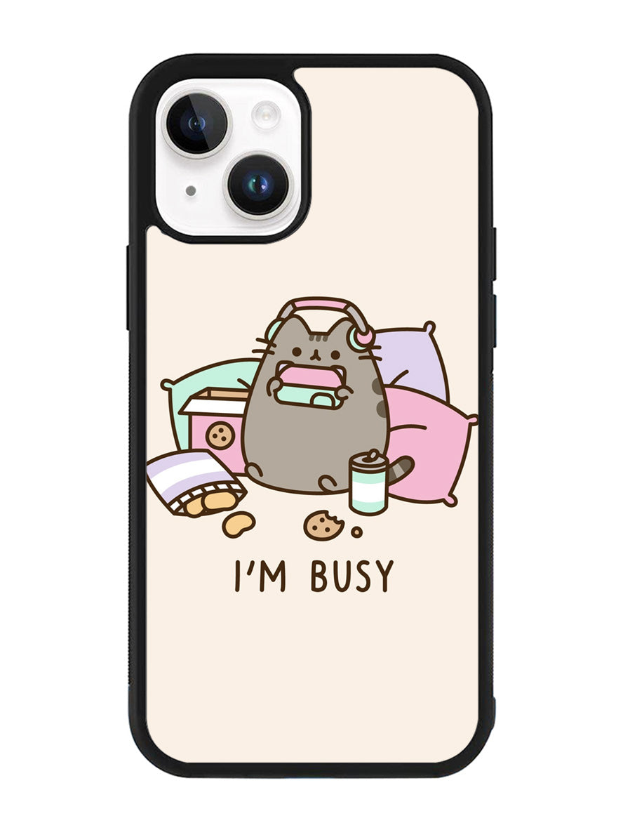 Pusheen The Cat Very Busy iPhone 15 Case OV2780