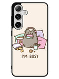 Pusheen The Cat Very Busy Samsung Galaxy S25 5G Case