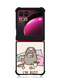 Pusheen The Cat Very Busy Motorola Moto Razr Plus 2023 , Moto Razr+ 2023 Case