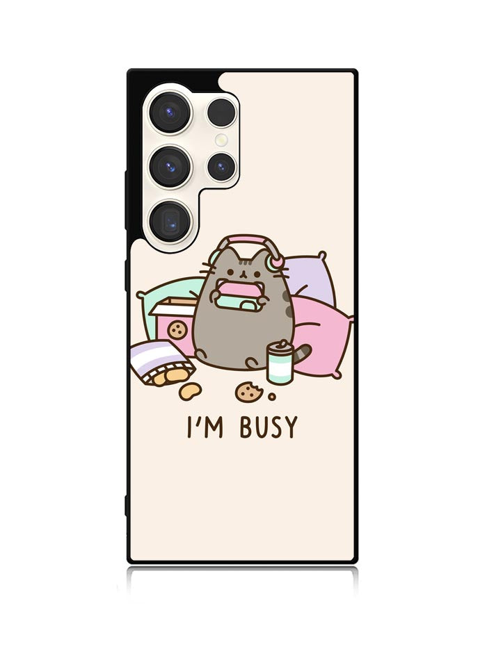 Pusheen The Cat Very Busy Samsung Galaxy S24 Ultra 5G Case