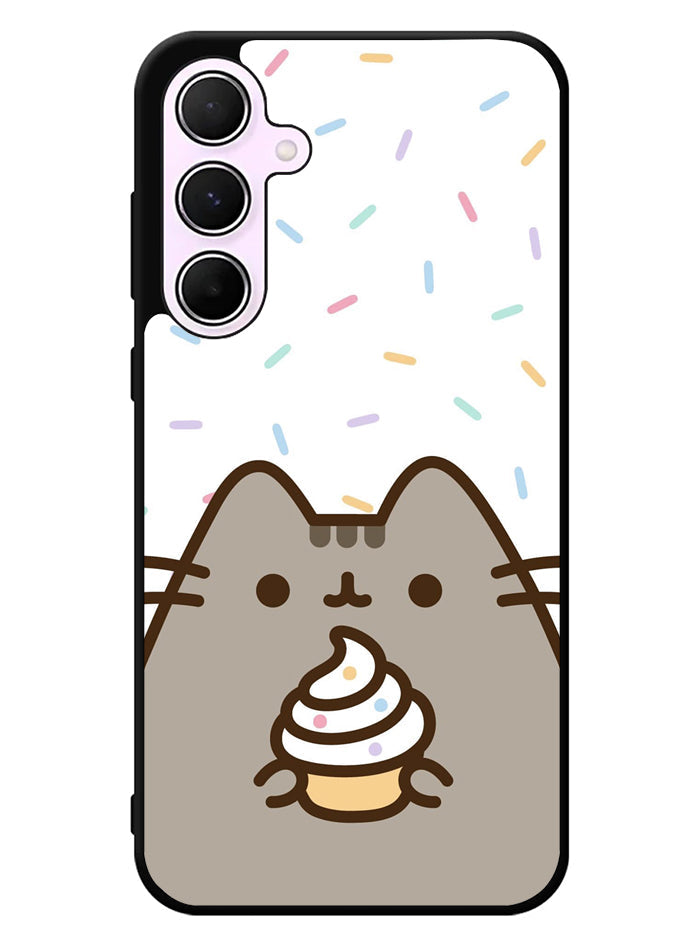 Pusheen The Cat Rainbow Cupcakes Samsung Galaxy A35 5G Case