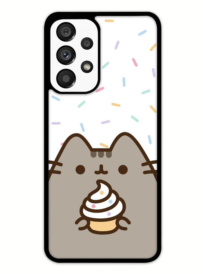 Pusheen The Cat Rainbow Cupcakes Samsung Galaxy A53 5G Case