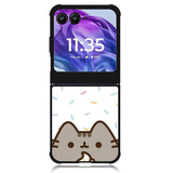 Pusheen The Cat Rainbow Cupcakes Motorola Moto Razr Plus 2024 , Moto Razr+ 2024 Case