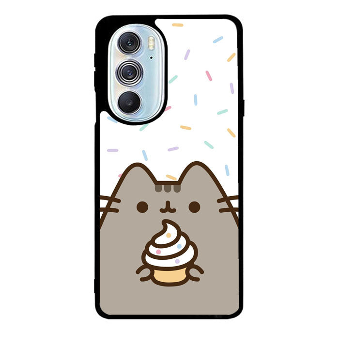Pusheen The Cat Rainbow Cupcakes Motorola Moto Edge 2022 Case