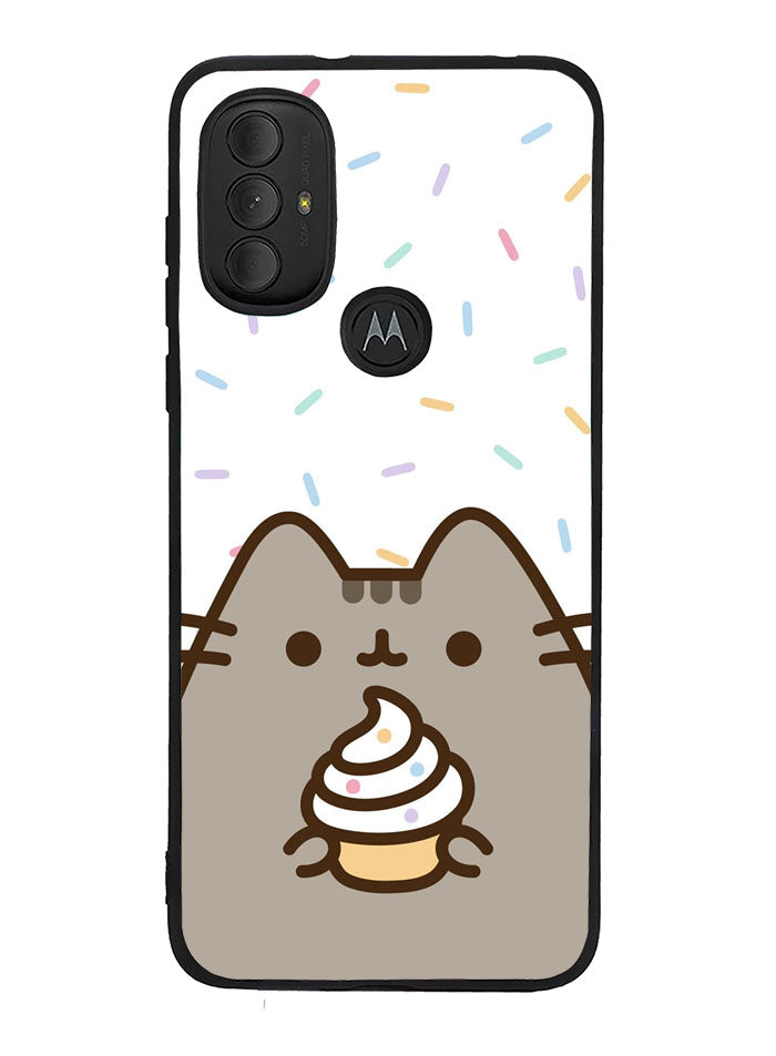 Pusheen The Cat Rainbow Cupcakes Motorola Moto G Pure 2021 , Moto G Power 2022 Case