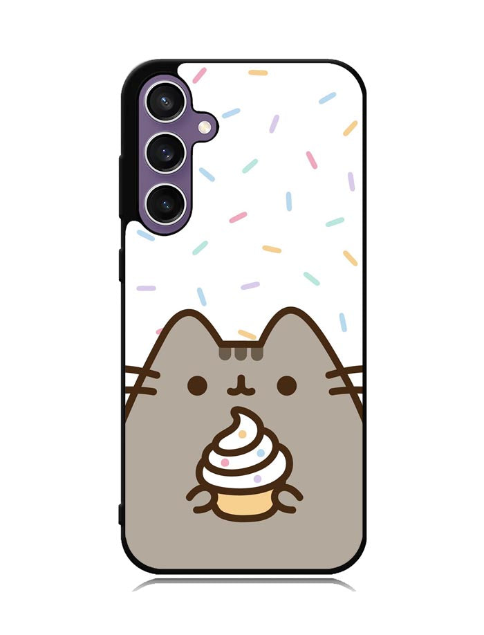Pusheen The Cat Rainbow Cupcakes Samsung Galaxy S23 FE 5G Case