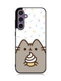 Pusheen The Cat Rainbow Cupcakes Samsung Galaxy S23 FE 5G Case