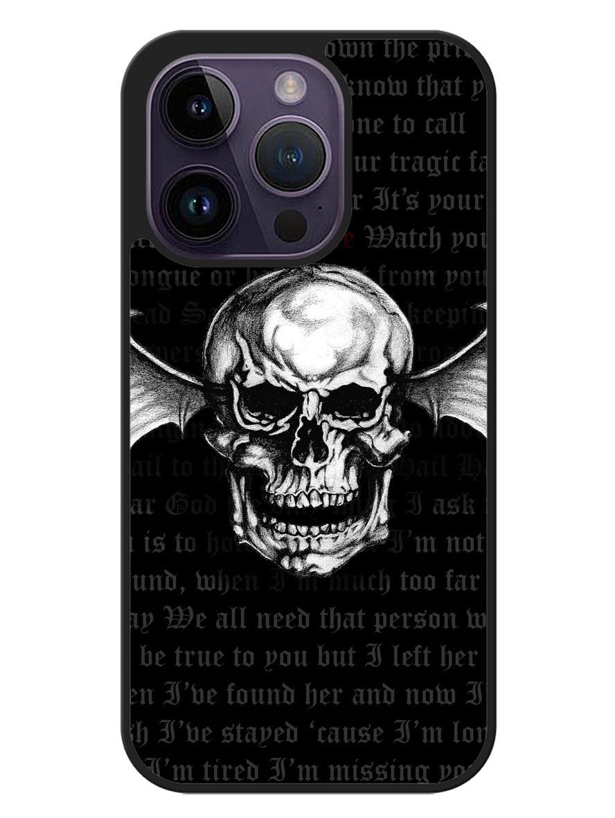 Deathbat Avenged Sevenfold iPhone 14 Pro Case OV4603