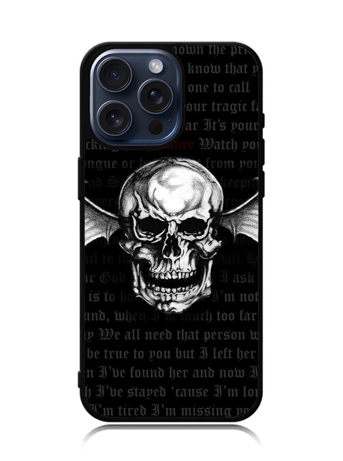 Deathbat Avenged Sevenfold iPhone 15 Pro Case OV4603