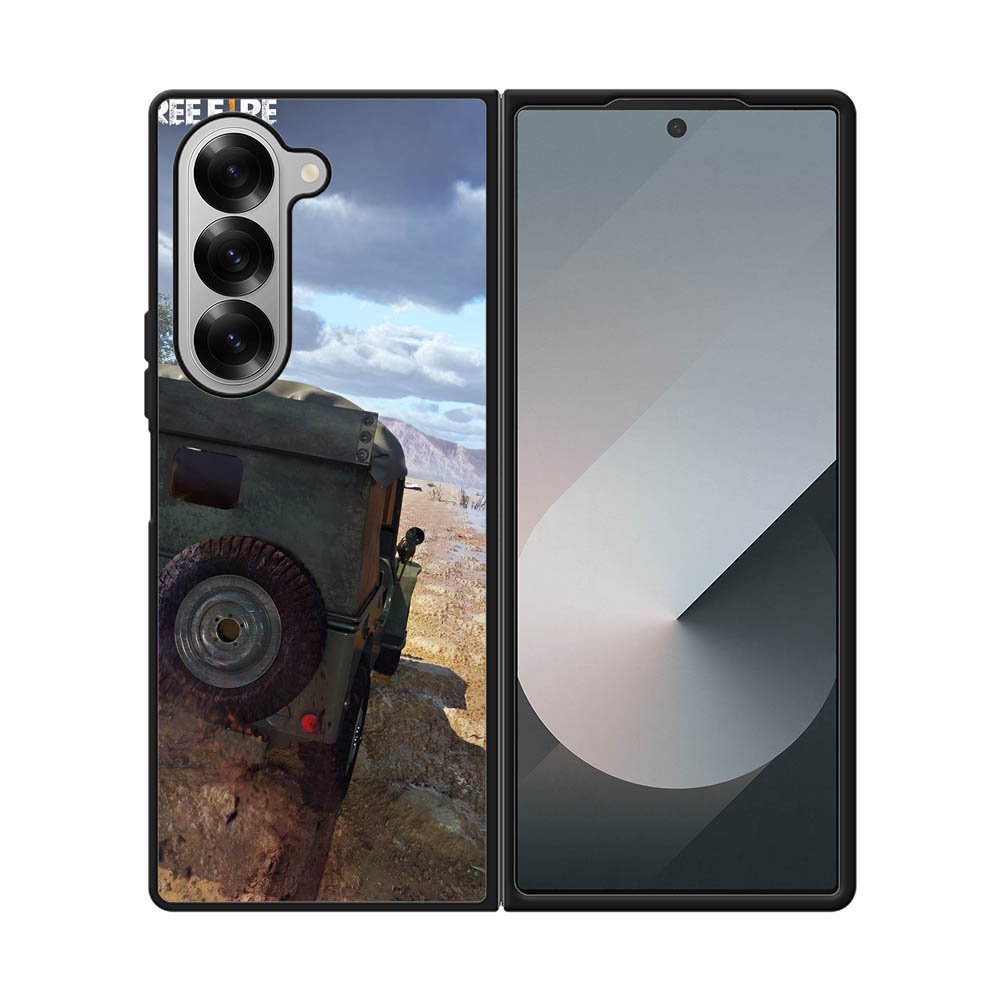 Free Fire Jeep Garena Samsung Galaxy Z Fold 7 5G Case QC7053