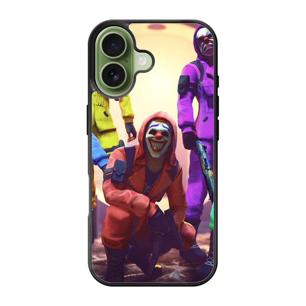 Free Fire Clown Garena iPhone 17 Case QC7057
