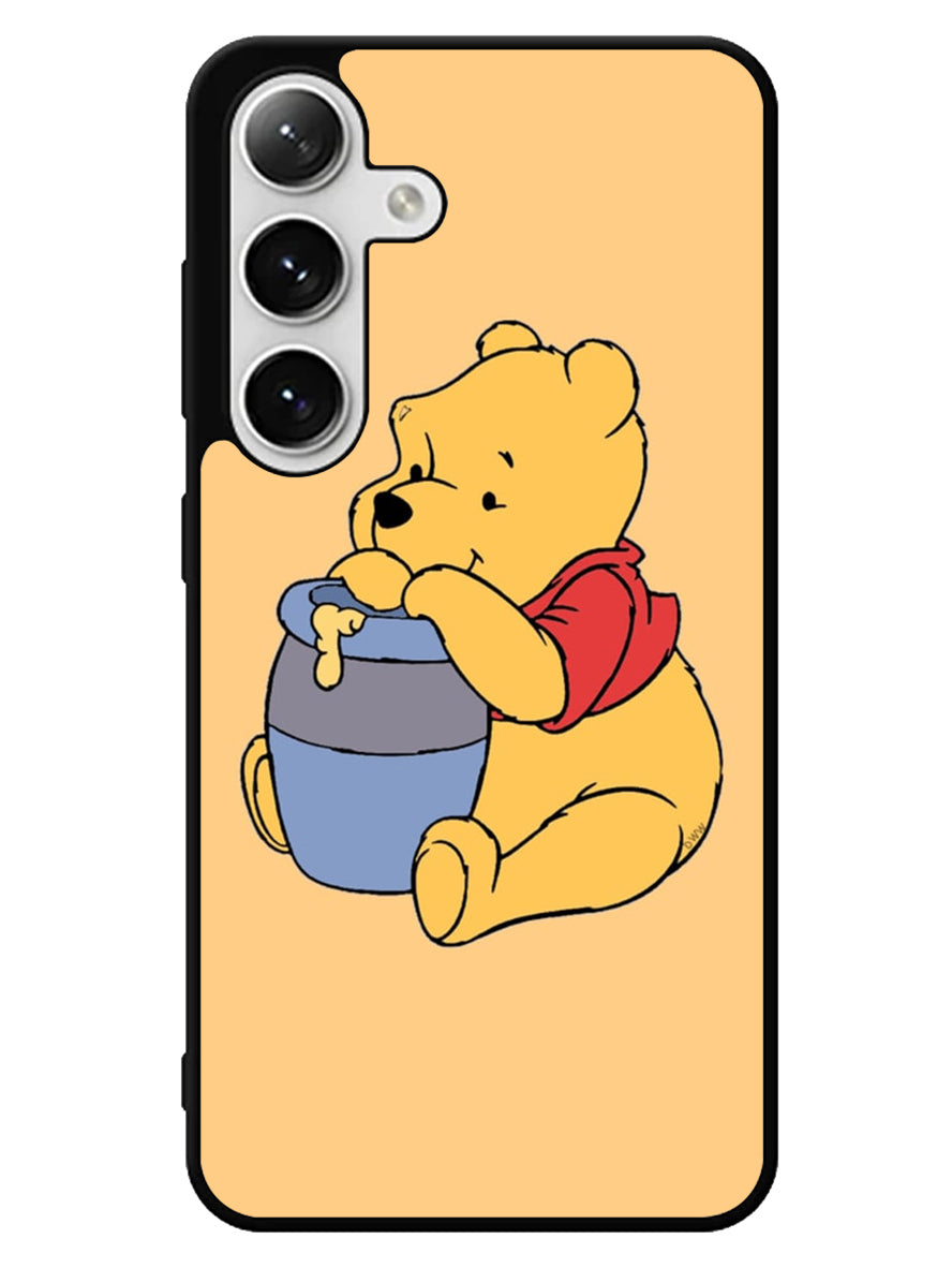 Winnie The Pooh Honey Eat Samsung Galaxy S25 5G Case