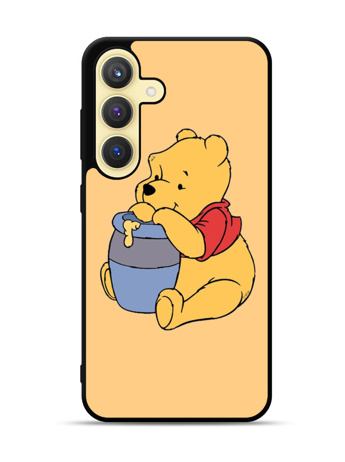 Winnie The Pooh Honey Eat Samsung Galaxy S25 Plus 5G , Samsung Galaxy S25+ 5G Case