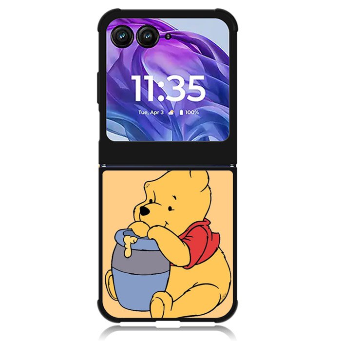 Winnie The Pooh Honey Eat Motorola Moto Razr Plus 2024 , Moto Razr+ 2024 Case