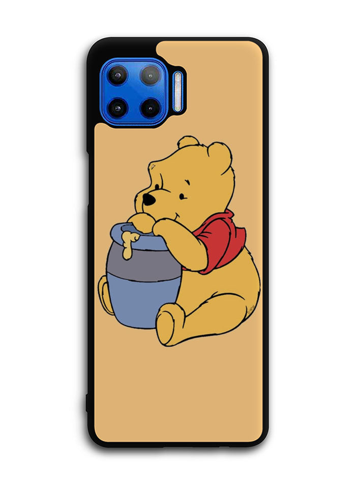 Winnie The Pooh Honey Eat Motorola Moto One 5G Case , Moto One 5G UW Case , Moto G 5G Plus Case