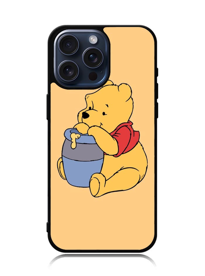 Winnie The Pooh Honey Eat iPhone 15 Pro Max Case