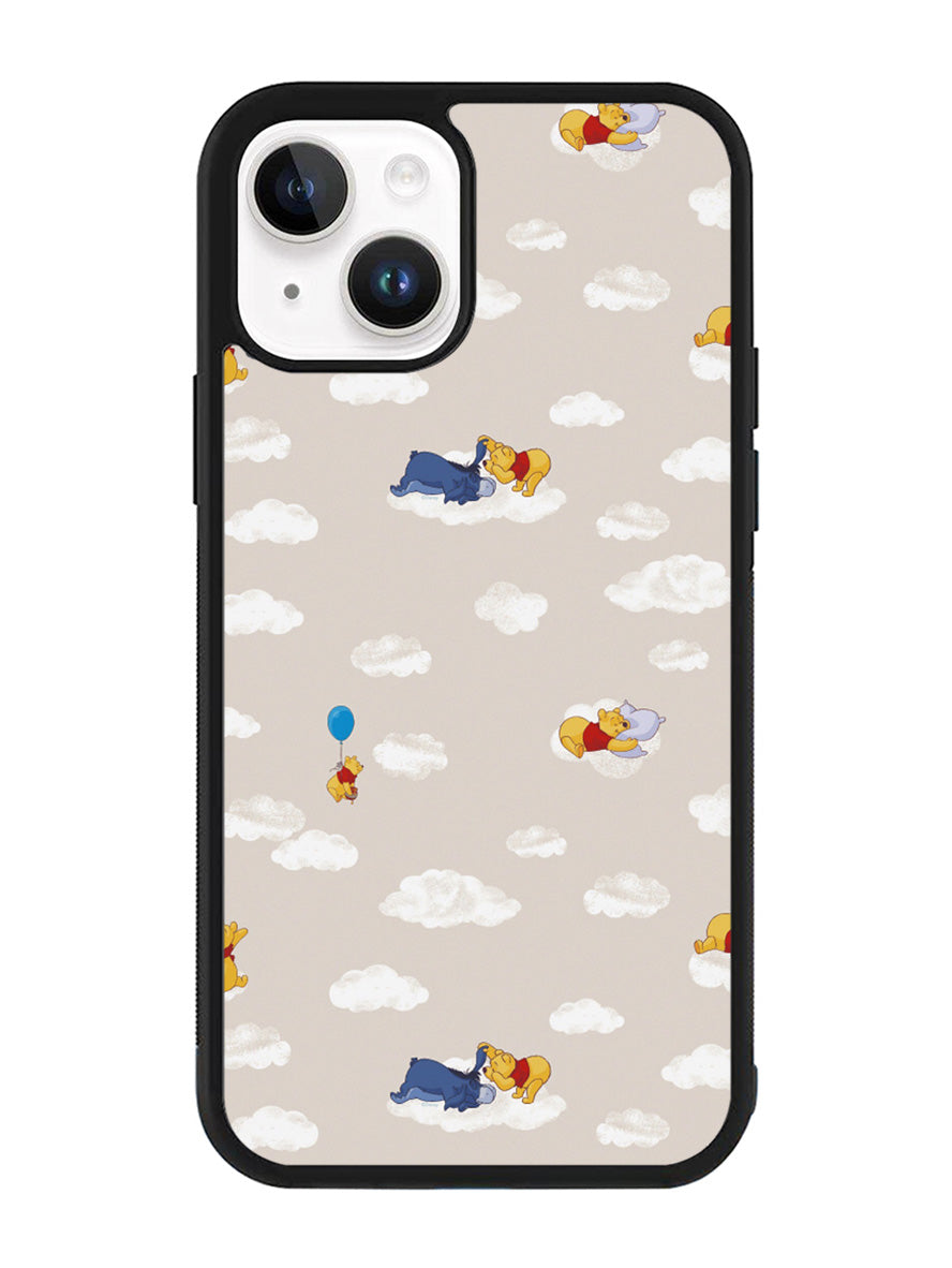 Winnie The Pooh Cloud Pattern iPhone 14 Plus Case QC6854