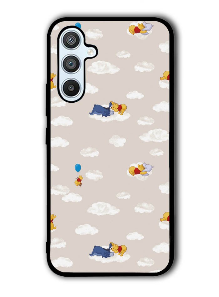 Winnie The Pooh Cloud Pattern Samsung Galaxy A14 5G Case QC6854