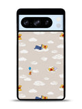 Winnie The Pooh Cloud Pattern Google Pixel 8 Pro Case QC6854